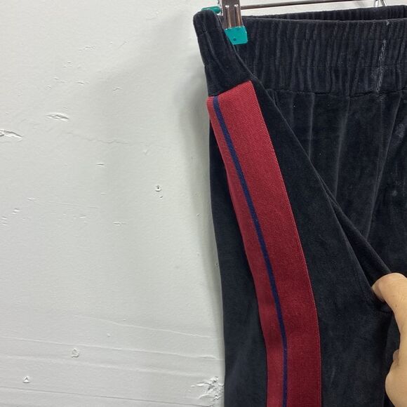 MNML Velour Side Stripe Track Pants Large - Picture 4 of 6